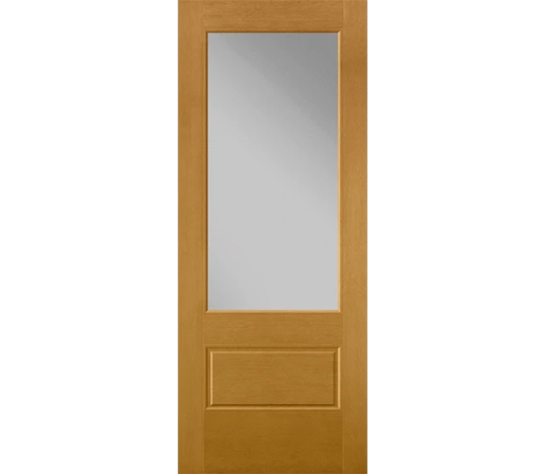 Rochester 3 Quaters Light Fiberglass Entry Door