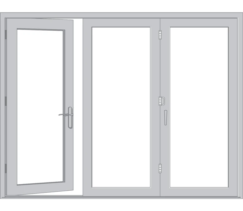 Rochester Pella Architect Reserve Series Contemporary Bifold Patio Door