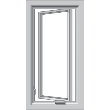 Rochester Pella Hurricane Shield Series Vinyl Casement Window