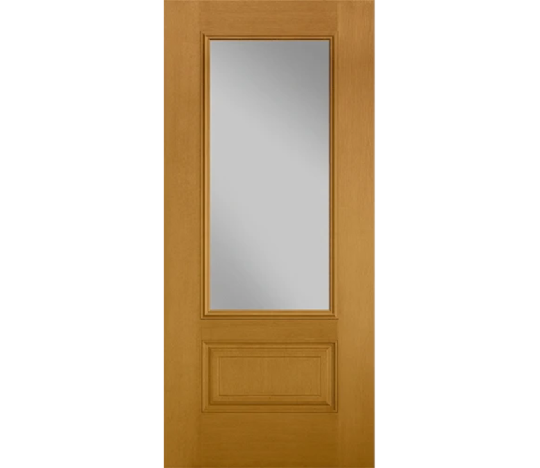 Rochester Three Quaters light Fiberglass Entry Door