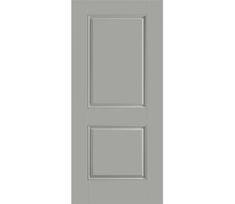 Rochester Two Panel Square Fiberglass Entry Door